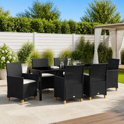 Perfectly Suited for Outdoor Gatherings: 7-Piece Dining Set