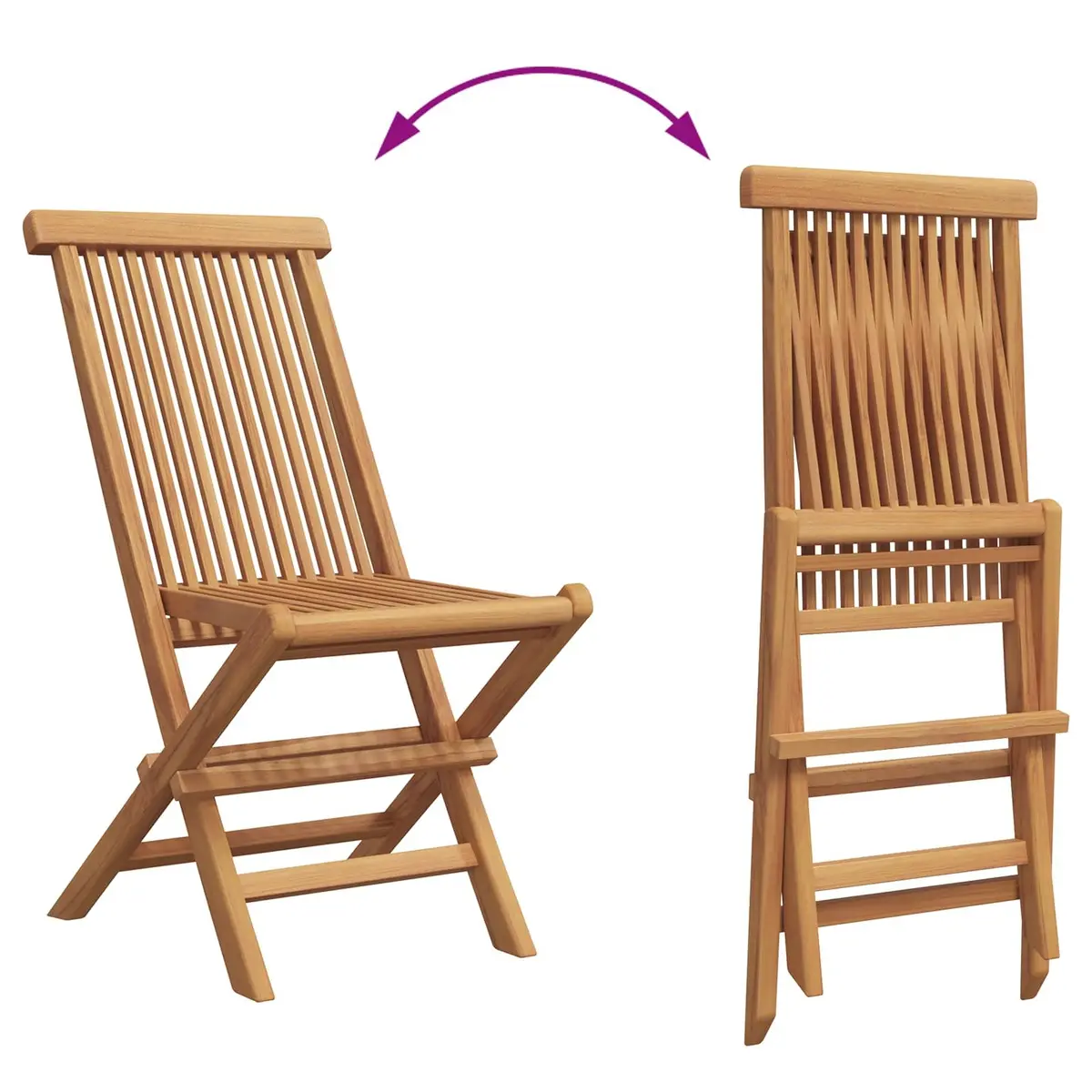 3-Piece Acacia Wood Garden Dining Set