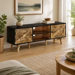 Functional TV Cabinet for Any Room 140x30x46 cm