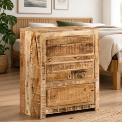 Versatile 3 Drawer Cabinet for Bedroom or Living Room