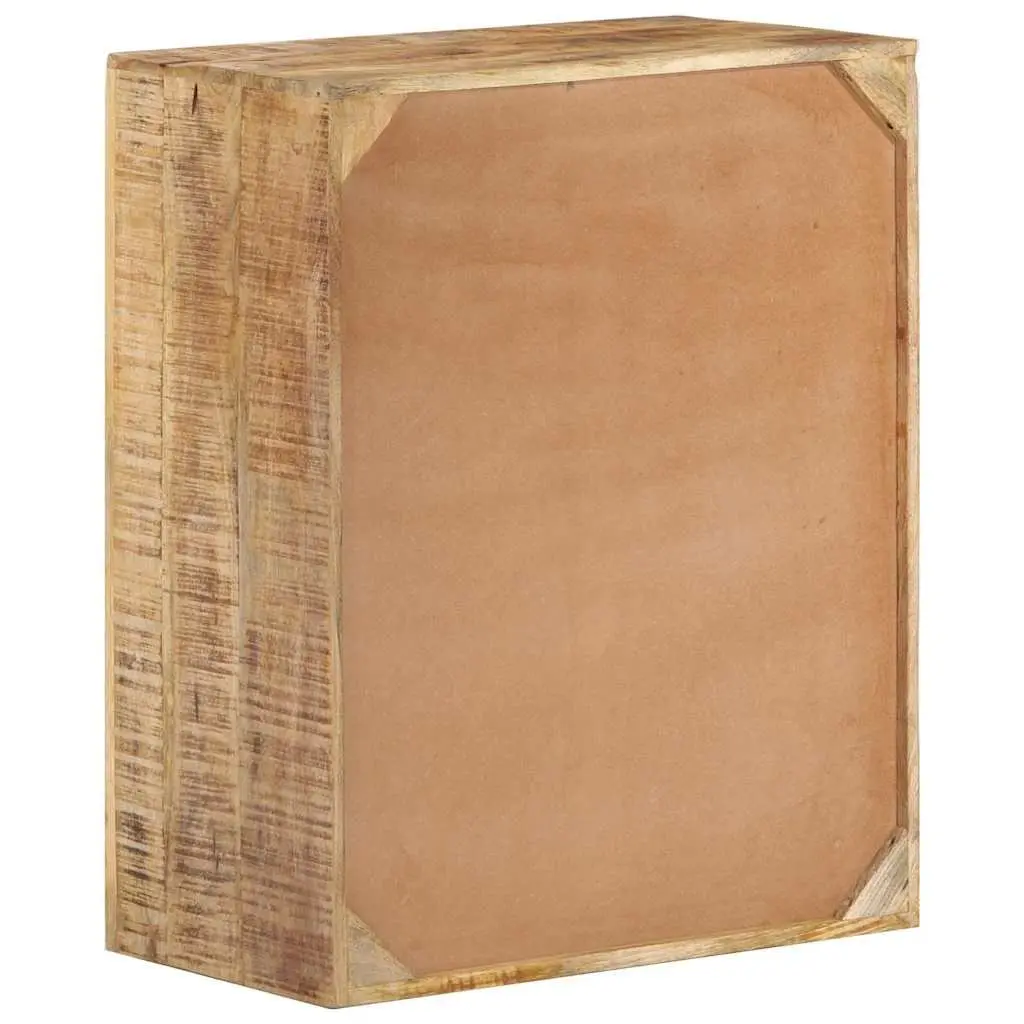 Drawer Cabinet Solid Mango Wood 60x33x75 cm Brown 3 Drawers