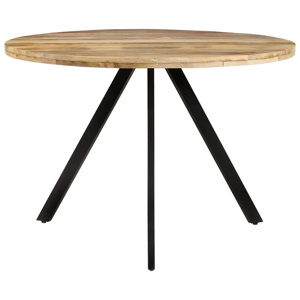 Mango Wood Dining Table Solid Construction 110x75cm Brown Kitchen Furniture