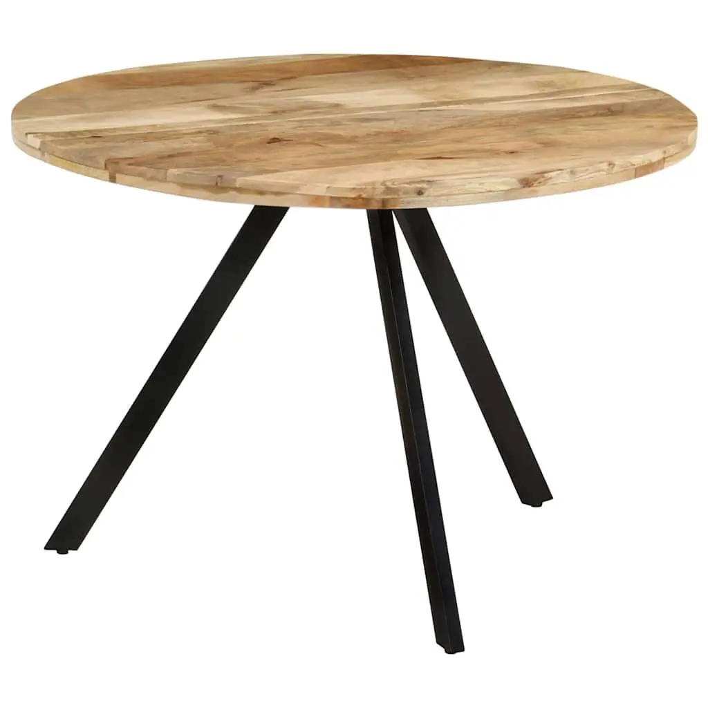 Mango Wood Dining Table Solid Construction 110x75cm Brown Kitchen Furniture