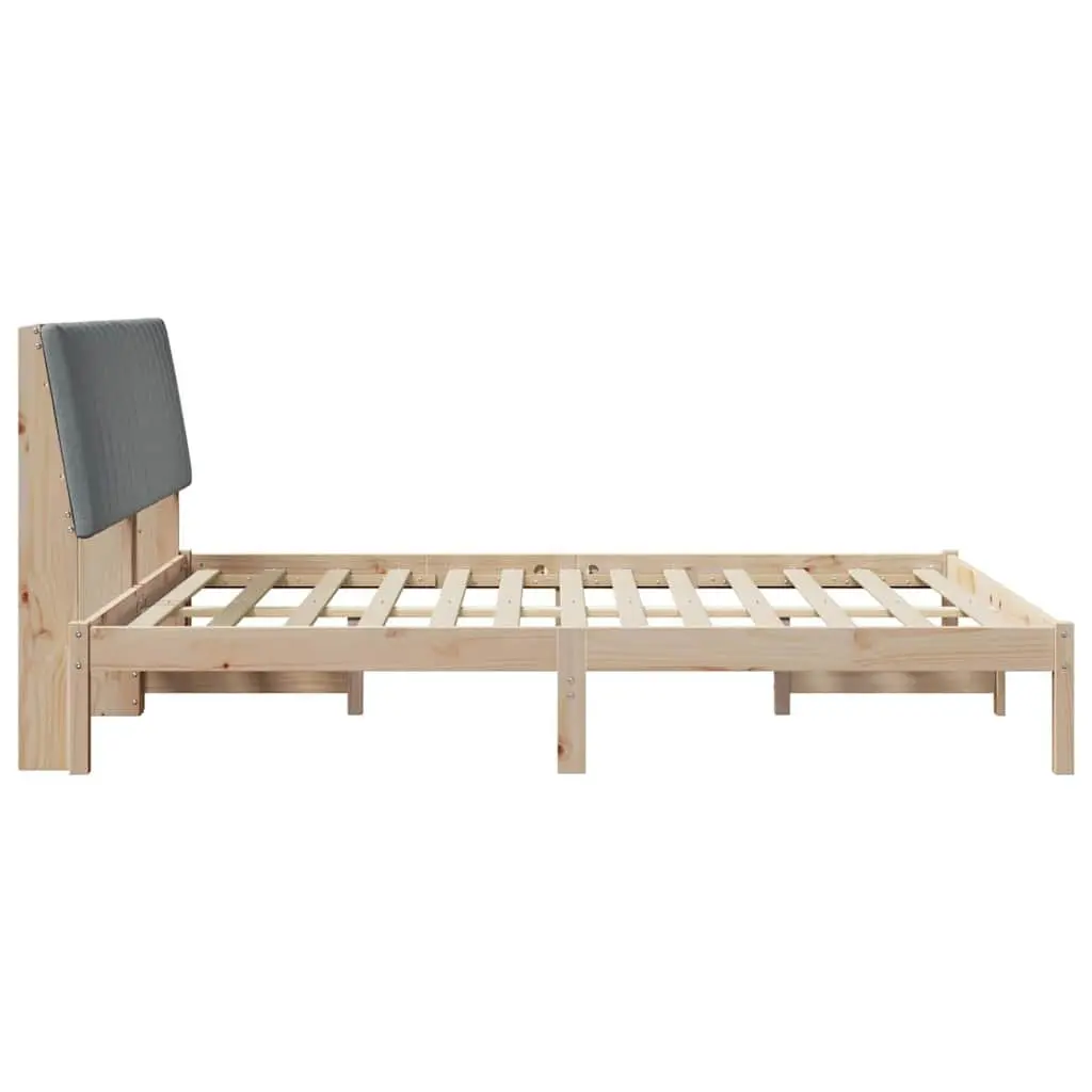 Bed Frame with Upholstered Headboard for Any Bedroom 150 x 200 cm