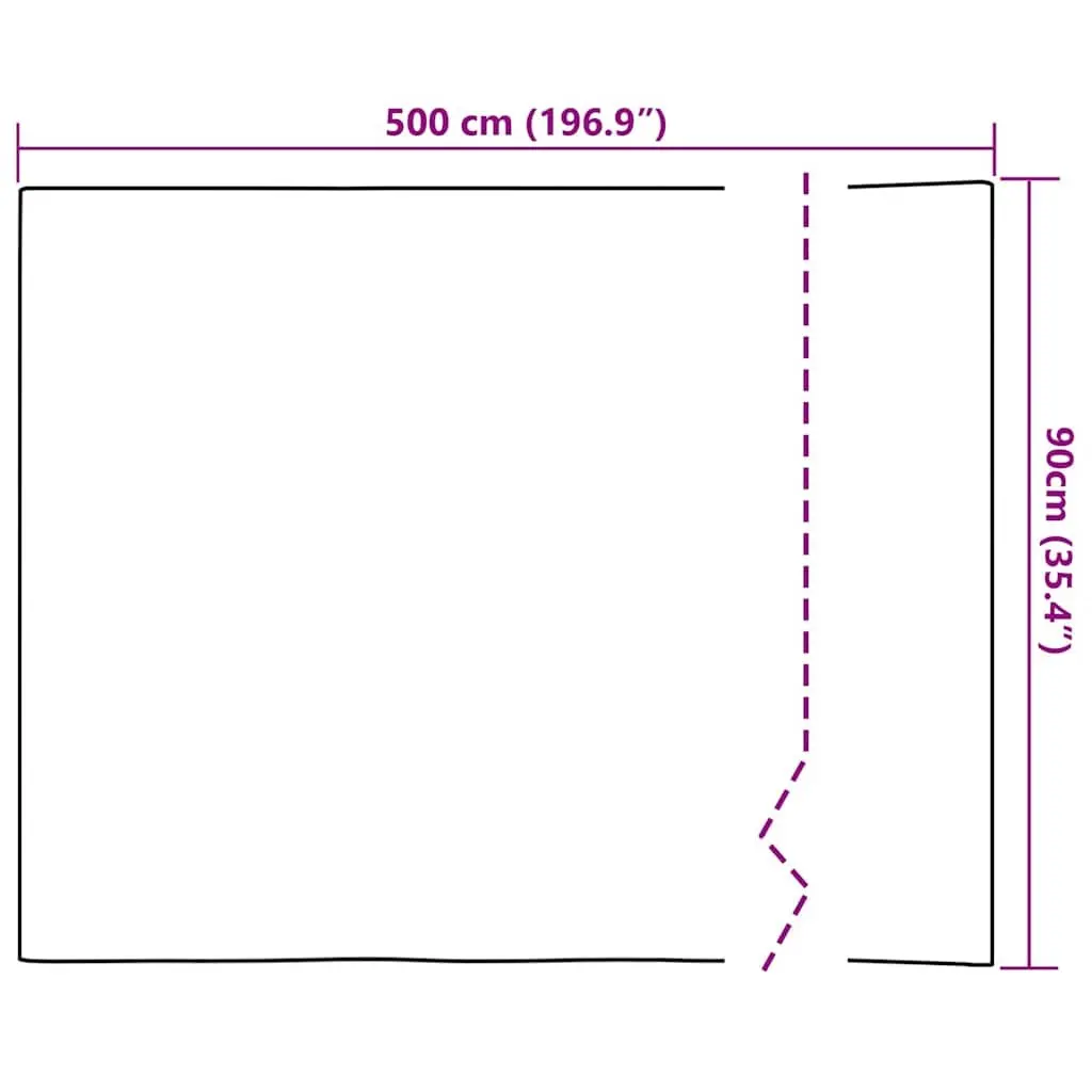 Self-Adhesive Window Film Frosted PVC 90 x 500 cm Grey