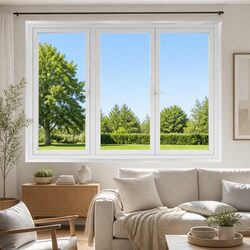 Versatile Grey Frosted Window Film for Home or Office Use