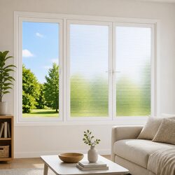 Practical Self-Adhesive Frosted Window Film for Every Room 90 x 1000 cm