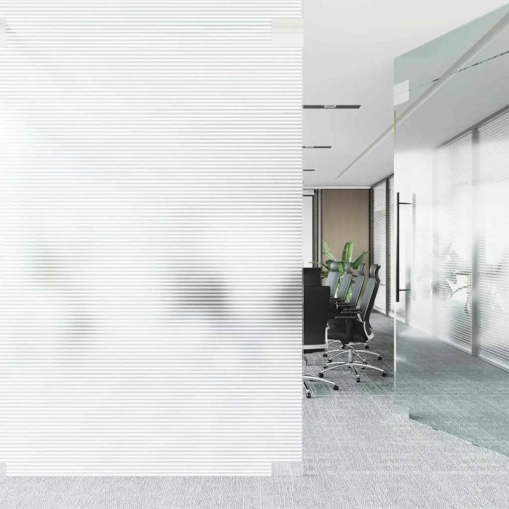 Frosted Window Film Stripes Self-Adhesive PVC 90 x 1000 cm