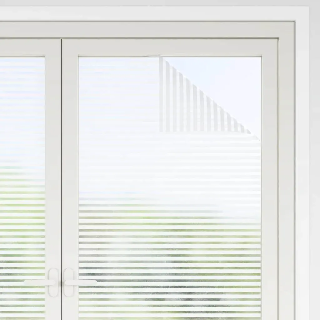 Frosted Window Film Stripes Self-Adhesive PVC 90 x 1000 cm