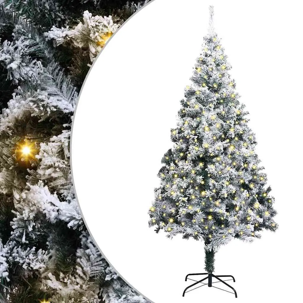 Artificial Christmas Tree Pre-lit 400cm Green Cone Shape PVC