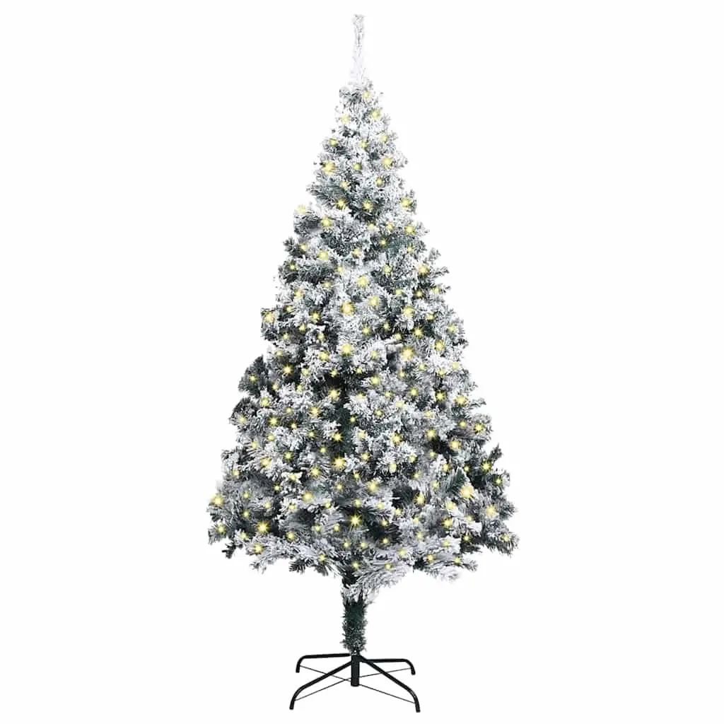 Artificial Christmas Tree Pre-lit 400cm Green Cone Shape PVC