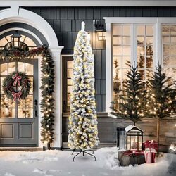 Versatile 210cm Artificial Christmas Tree for Home and Garden
