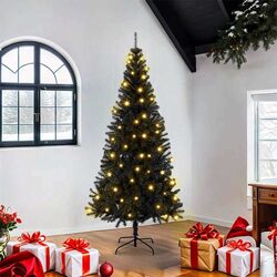 Practical 180cm Black Christmas Tree for Every Space