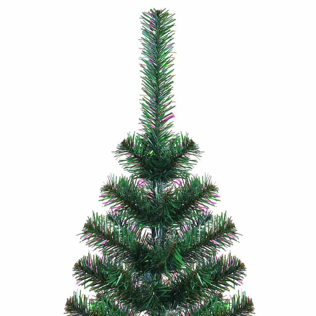 Artificial Christmas Tree Cone Shape 240cm Green LED Lights USB Powered