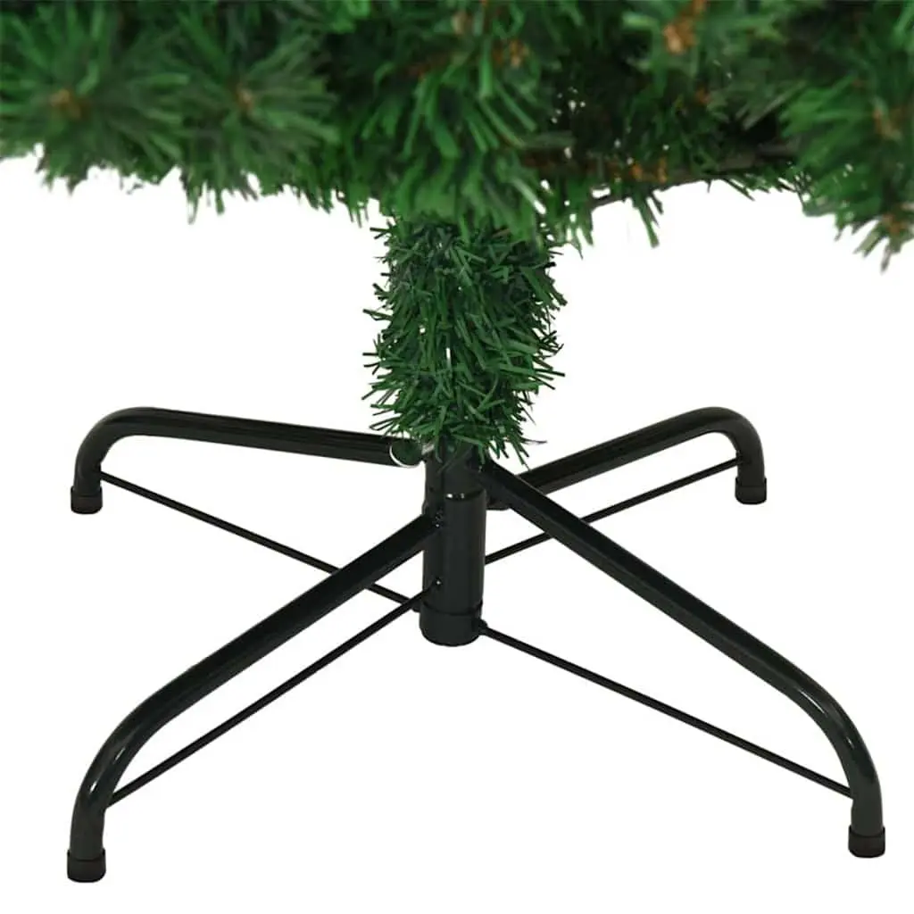Artificial Christmas Tree PVC Plastic 180cm Green Cone Shape Seasonal Holiday Home