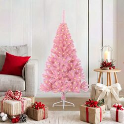 Versatile 120cm Pink Christmas Tree for Holiday Decor