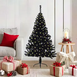 Perfect 120cm Black Cone Tree for Your Holiday Setup