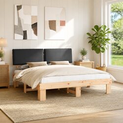 Versatile Wooden Bed Frame for Any Bedroom Style