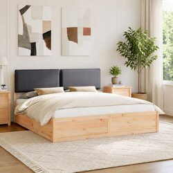 Practical Grey Bed Frame for Everyday Living