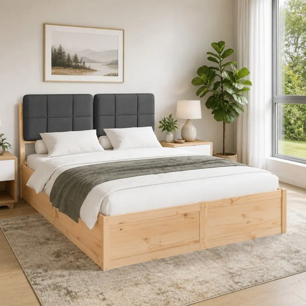 Grey Bed Frame for Any Bedroom