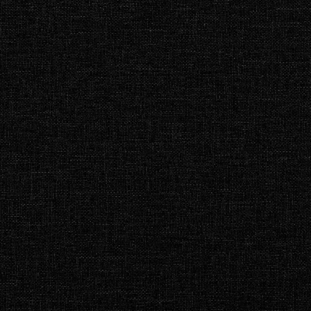 Bed Frame with Mattress Fabric 90 x 190 cm Black Modern