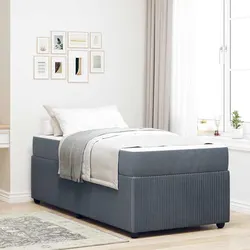 Functional Grey Bed Frame and Mattress for Any Bedroom