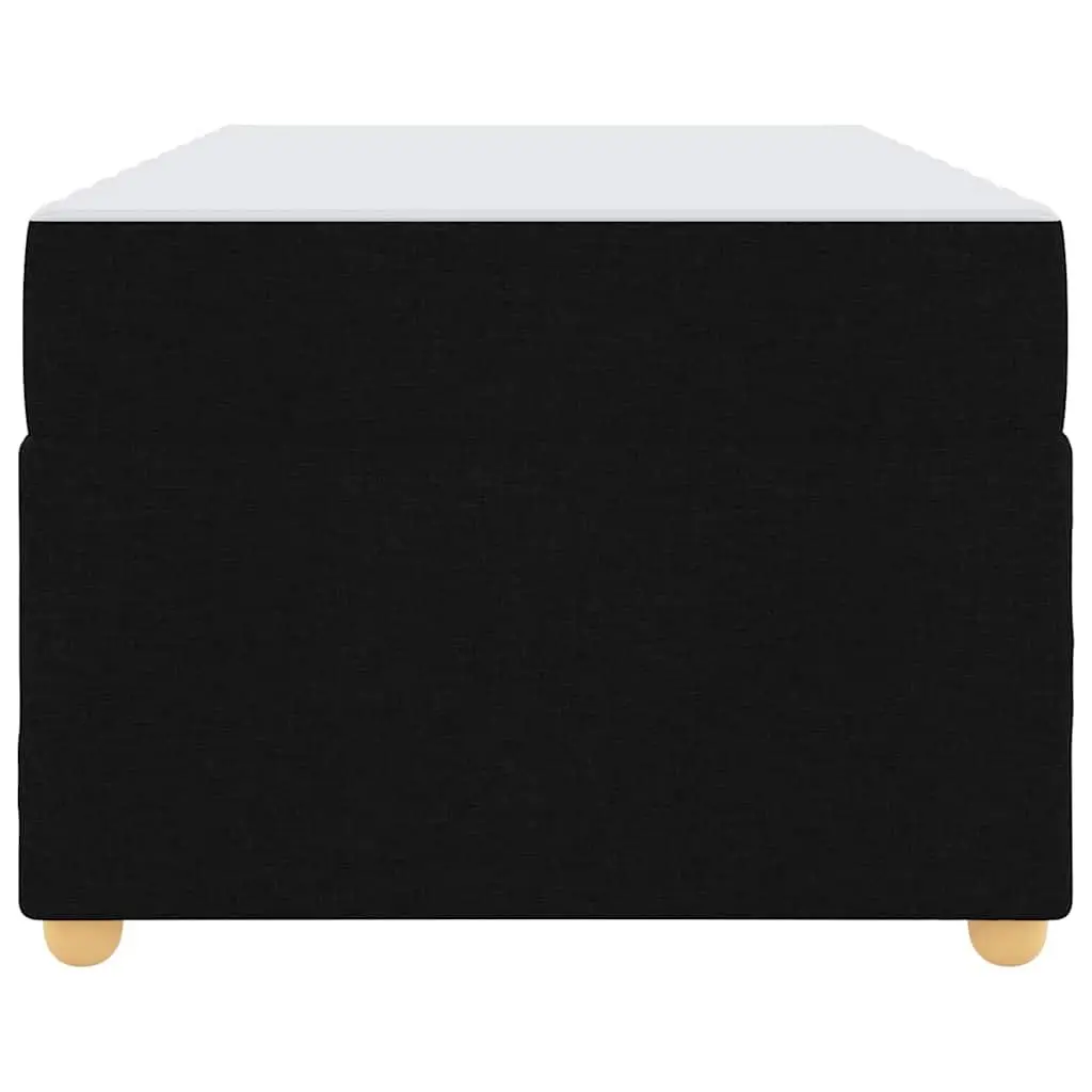 Black Bed Frame with Mattress for Home Use 90 x 190 cm