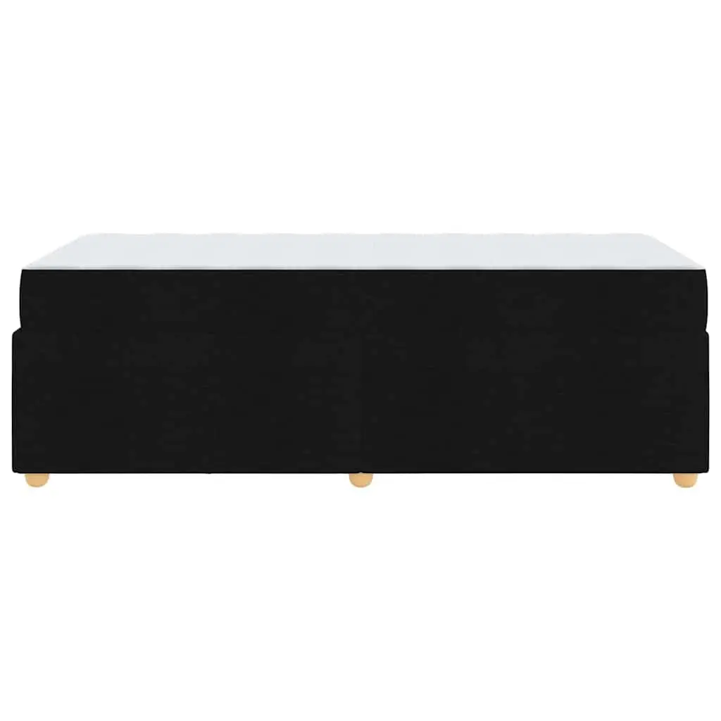 Black Bed Frame with Mattress for Home Use 90 x 190 cm