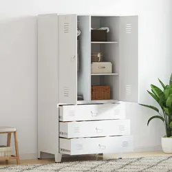 Practical Metal Wardrobe Cabinet for Everyday Use
