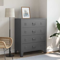 Practical Drawer Cabinet with 4 Spacious Compartments