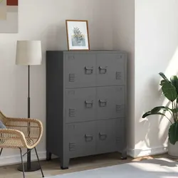 Versatile Metal Storage Chest - Perfect for Home Organization
