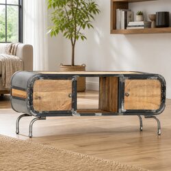 Functional 110x30x42 cm TV Cabinet with Solid Wood Design