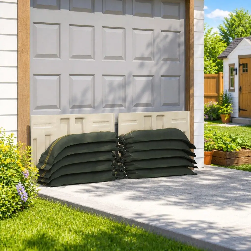 Industrial Sandbags HDPE 100 x 25 cm Dark Green Heavy Duty