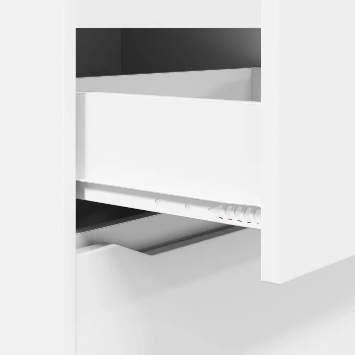 White Storage Cabinet for Bedroom and Living Room