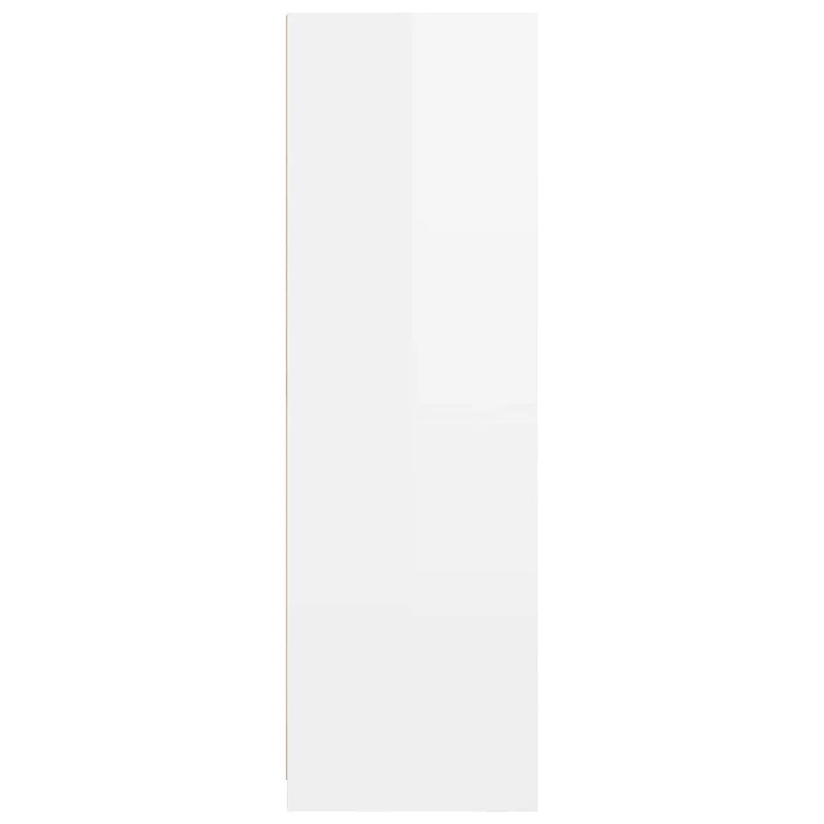 Wardrobe High Gloss White 79.5 x 49 x 156 cm Bedroom Storage Cupboard Cabinet