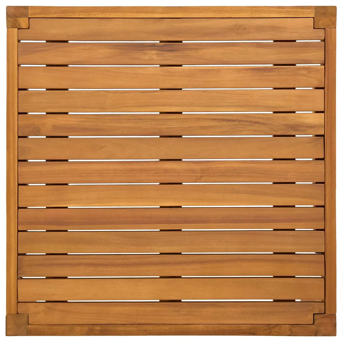 Garden Table Solid Acacia Wood 60x60x30cm Brown Outdoor Side Table Patio Balcony Furniture