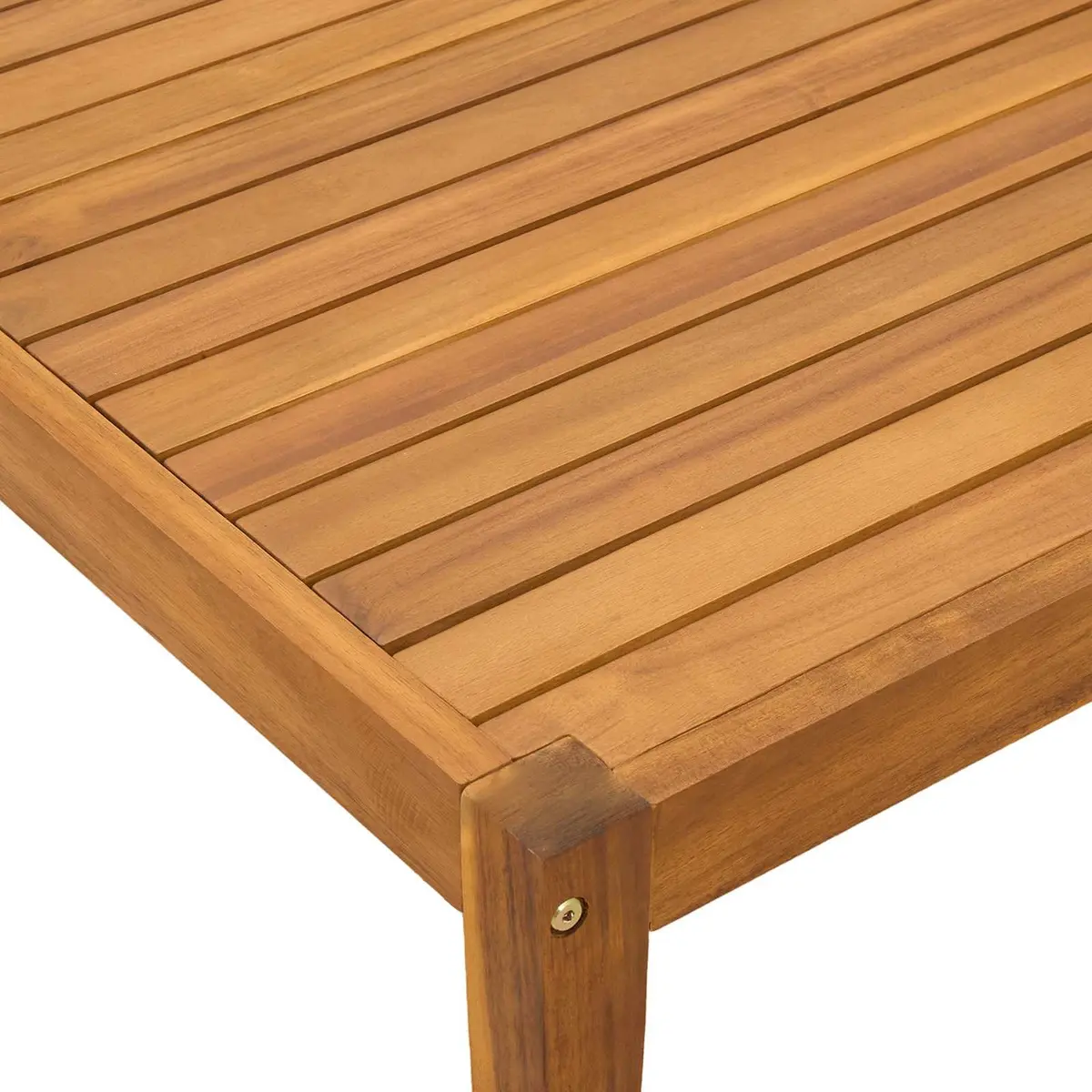 Garden Table Solid Acacia Wood 60x60x30cm Brown Outdoor Side Table Patio Balcony Furniture