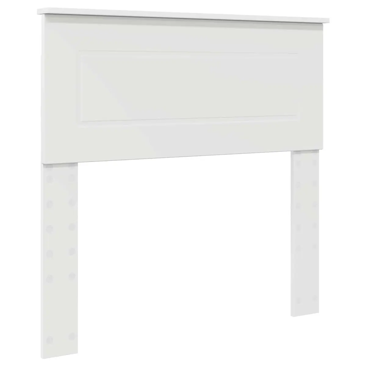 Bed Frame Engineered Wood 90 x 190 cm White Modern Minimalist