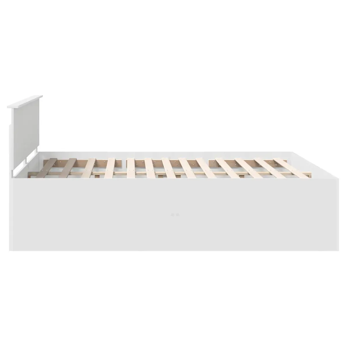 White Bed Frame with Headboard for Any Bedroom
