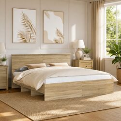 Practical 180 x 200 cm Bed Frame for Bedrooms and Guest Rooms