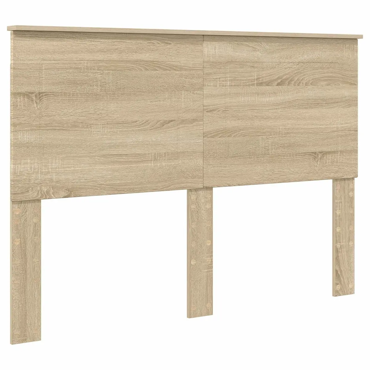 Bed Frame Engineered Wood 150 x 200 cm Brown Modern with Storage Drawer