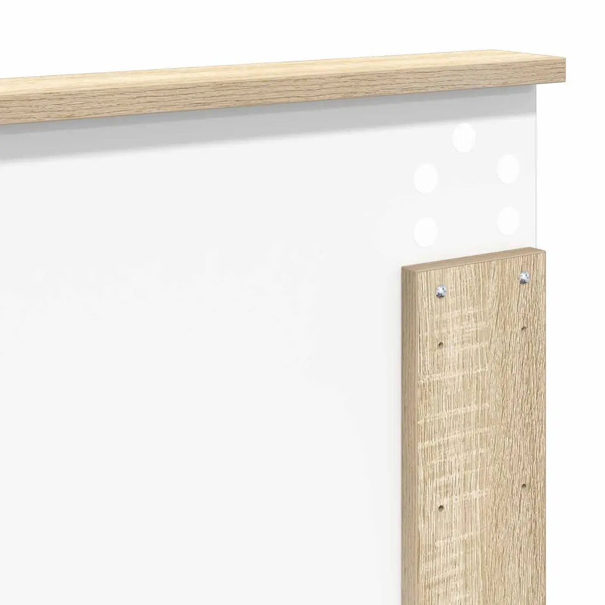 Storage Drawer Bed Frame Engineered Wood 135 x 190 cm Modern Sonoma Oak