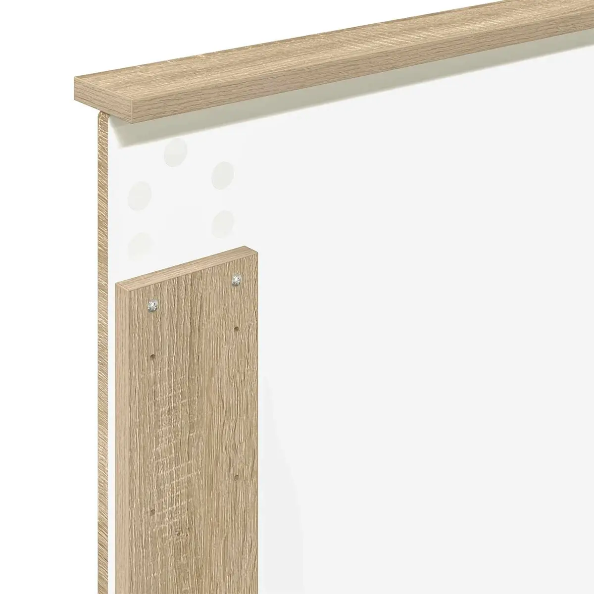 Bed Frame with Storage Drawer Sonoma Oak 90 x 190 cm Engineered Wood Modern