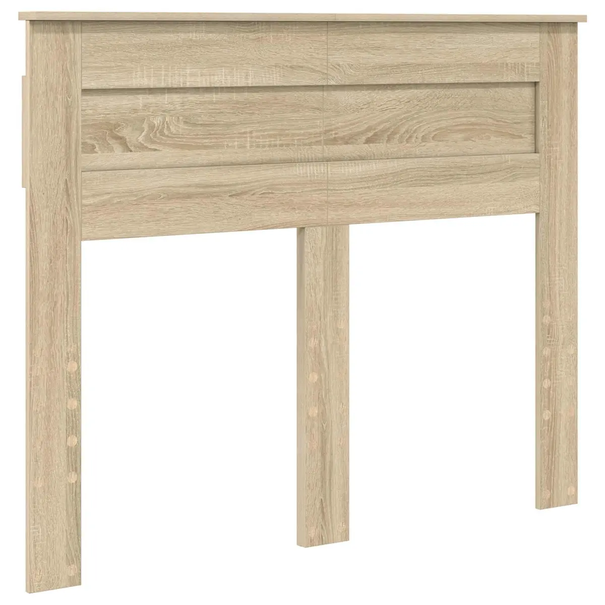 Storage Drawer Bed Frame Engineered Wood 135 x 190 cm Brown Sonoma Oak
