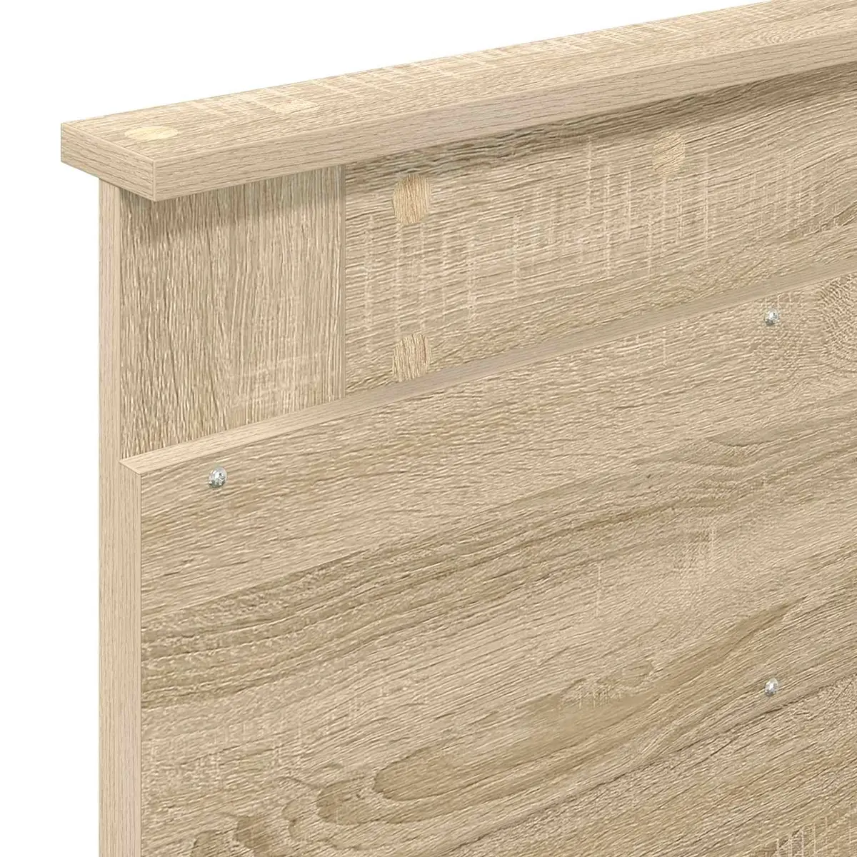 Bed Frame with Storage Drawer Sonoma Oak 90 x 190 cm Engineered Wood Modern