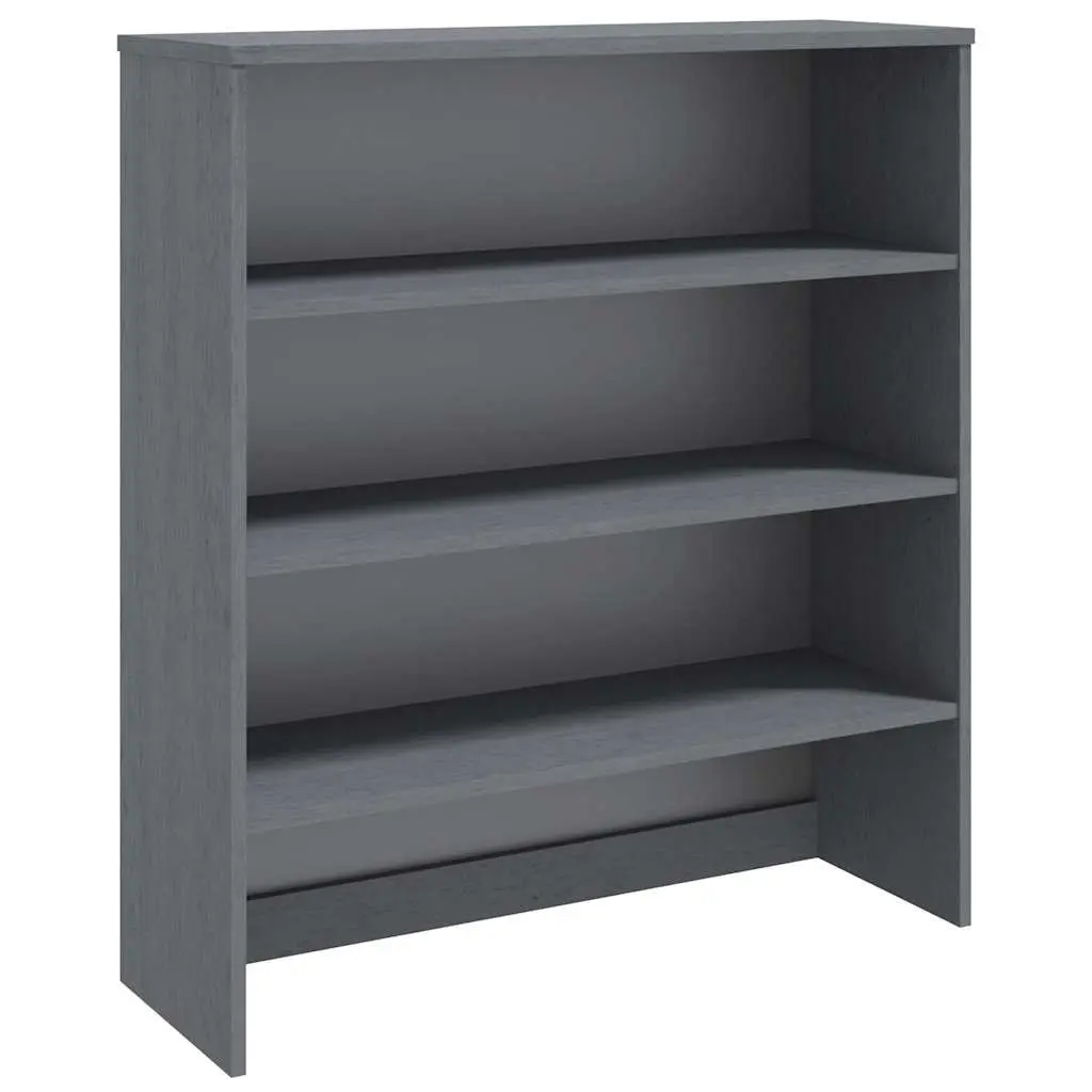 Dark Grey Highboard Top with Three Shelves