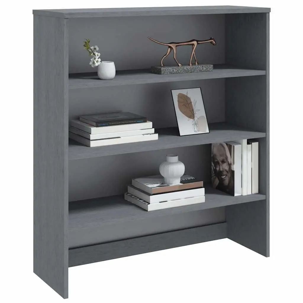 Dark Grey Highboard Top with Three Shelves
