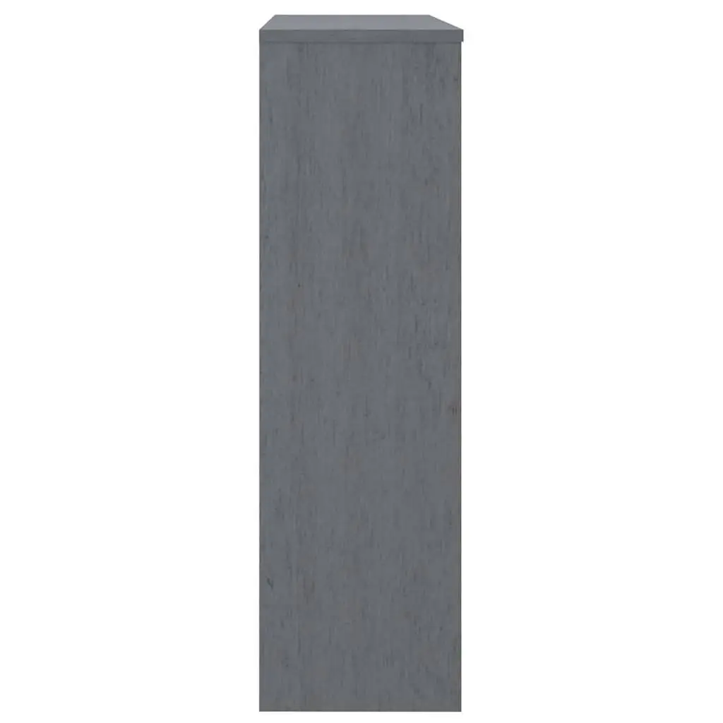 Dark Grey Highboard Top with Three Shelves