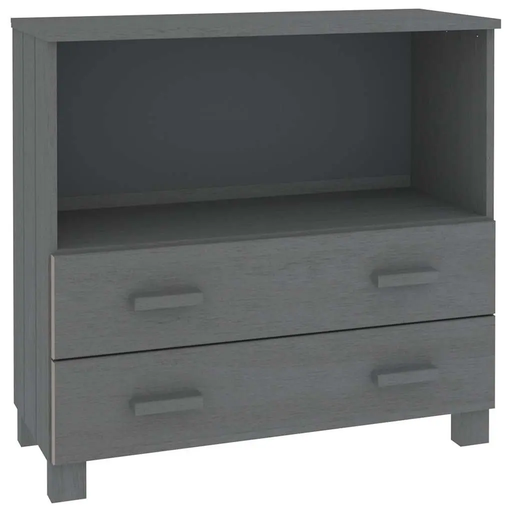Wooden Sideboard Storage Cabinet with Drawers Compartment Grey Buffet Furniture