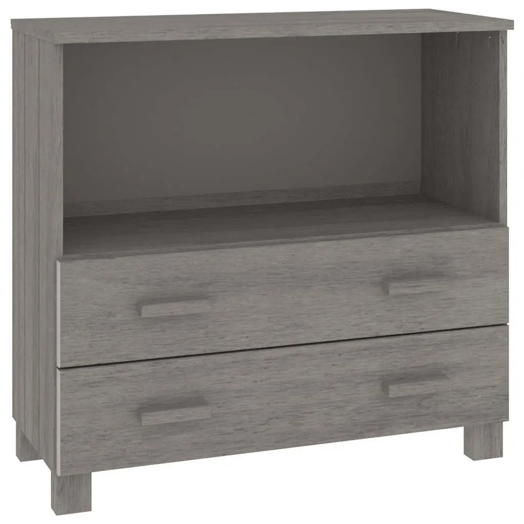 Wooden Sideboard Storage Cabinet with Drawers Compartment Grey Buffet Furniture